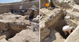 2,000-year-old thermal bath remains found in excavations in Afyonkarahisar