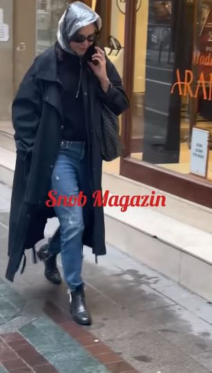 İlk bakışta başörtüsü sanıldı! Hande Ataizi'nin taktığı şey bambaşka çıktı
