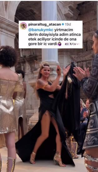 Pınar Altuğ'un Göz Kamaştıran Podyum Anları ve Sosyal Medya Tartışmaları