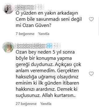 Hapis cezası alan Ozan Güven sessizliğini bozdu