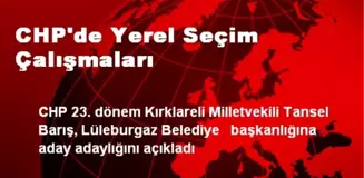 CHP'de Yerel Seçim Çalışmaları