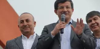 Dışişleri Bakanı Ahmet Davutoğlu Manavgat'ta