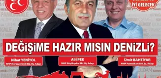 MHP Denizli Adayı İpek'ten Mitinge Davet