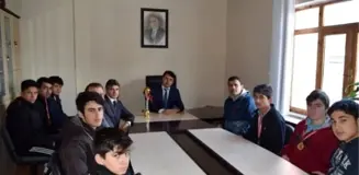 Şampiyonlardan Kaymakam Bedir'e Ziyaret