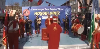 Kemerburgazlılar Tapularına Kavuştu