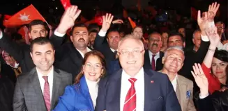 Cumhur İttifakı Demokrasi Mitinginde Tahir Ateş'le Buluştu