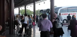 Eskişehir Otobüs Terminalinde bayram hareketliliği