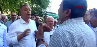 Şehitler abidesi önündeki hdp eylemine tepki gösterdi