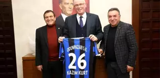 Odunpazarıspor Kazım Kurt'u ziyaret etti