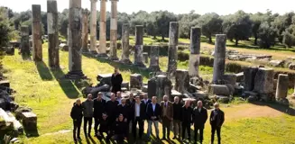 Dostluk maçı için gelen vekiller, Aydın'a hayran kaldı