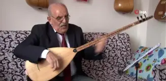 Aşık Veysel'in soyundan gelen halk ozanı 'Korona'yı sazına taşıdı