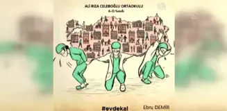 Ortaokul öğrencilerden videoyla 'Evde kal' çağrısı