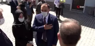 Vali Çetin Oktay Kaldırım ilk ziyaretini Şehit Kaymakamın ailesine gerçekleştirdi