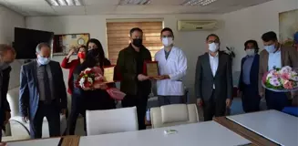 Didim Devlet Hastanesi hayırsever çifti unutmadı