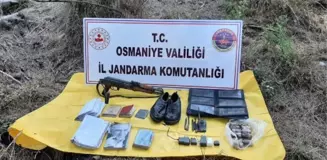 Osmaniye'de PKK sığınağında silah, mühimmat ve örgütsel doküman ele geçti