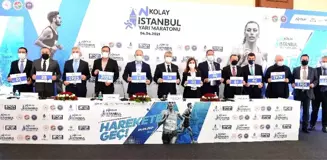 16. NKolay İstanbul Yarı Maratonu basın toplantısı yapıldı