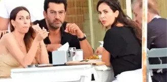 Kenan İmirzalıoğlu ve Sinem Kobal, Barış Falay ile eşi Esra Ronabar'la buluştu