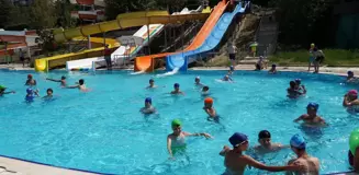 Keçiören Belediyesinin aqua parklarına gençlerden büyük rağbet