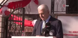 Son dakika haberi... Kütüphane açılışı yapan Yıldırım, çocuklara hikaye okuyup, kitap hediye etti