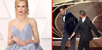 Nicole Kidman'ı şaşkına çeviren Will Smith'in tokatı değilmiş! Fotoğraf şov başlamadan önce çekilmiş