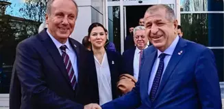 Muharrem İnce'den Zafer Partisi lideri Ümit Özdağ'a sürpriz ziyaret