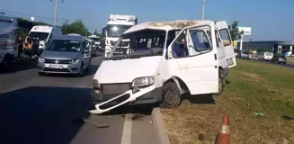 Samsun 3. sayfa: Samsun'da trafik kazası: 5 yaralı