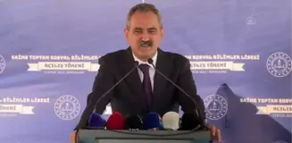 ZONGULDAK - Bakan Özer, Saime Toptan Sosyal Bilimler Lisesi açılış törenine katıldı