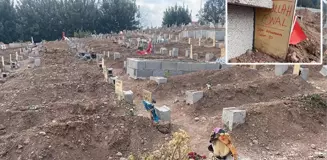 Osmaniye'deki deprem mezarlarının üzerine bırakılanlar duygulandırdı: Süper kahramanım, babam