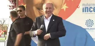 Cumhurbaşkanı adayı Muharrem İnce: 'Terör örgütlerinden medet umanlar utansın'