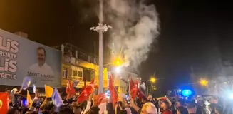 Erdoğan'ın zaferi Kilis'te coşkuyla kutlandı