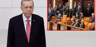 Aile üyeleri Cumhurbaşkanı Erdoğan'ın yeminini locadan izledi! Karede 2 eksik vardı