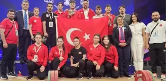 Türk Sporcular Avrupa Halter Şampiyonası'nda 47 Madalya Kazandı