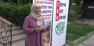 Edirne'de Roman Soykırımı Anma Etkinliği Düzenlendi