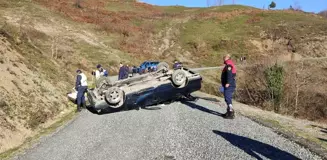 Zonguldak'ta Kontrolden Çıkan Otomobilin Takla Atması Sonucu 90 Yaşındaki Sürücü Hayatını Kaybetti