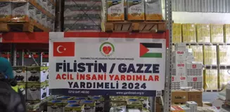 Yardımeli Derneği Gazze'ye Yardım Malzemelerini Türk Kızılaya Teslim Etti