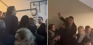 İYİ Parti'nin aday tanıtım toplantısında olay! Sloganlarla başladı, kavgaya dönüştü