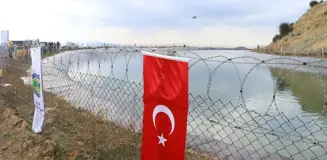 Yalova'da Ahmediye köyünde sulama göleti hizmete girdi