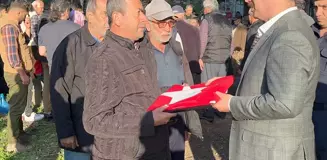 Kore gazisi Ali Taşgın'ın cenazesi Kumluca'da defnedildi