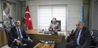 İYİ Parti Genel Başkan Yardımcısı Şükrü Kuleyin Uşak'ta