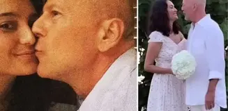 Demans ile mücadele eden oyuncu Bruce Willis'in karısı Emma Heming,15.evlilik yıldönümlerini duygusal bir fotoğrafla paylaşarak kutladı