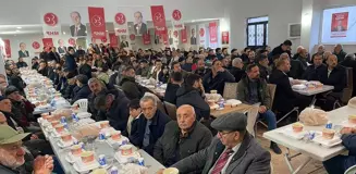 Sivas'ın Hafik ilçesinde MHP İlçe Başkanlığı tarafından iftar programı düzenlendi