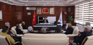 Şarkışla Belediye Başkanı Ahmet Turgay Oğuz'a veda ve teşekkür ziyareti