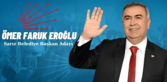 Sarız ilçesinde CHP adayı Ömer Faruk Eroğlu başkanlığa seçildi