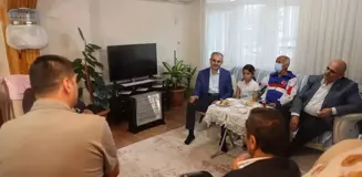 Çayırova Belediye Başkanı Şehit Ailelerini Ziyaret Etti