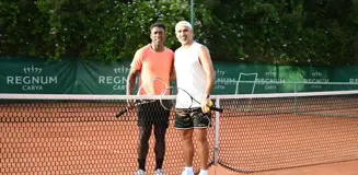 Seedorf ve Taşdemir Antalya'da Tenis Maçı Yaptı