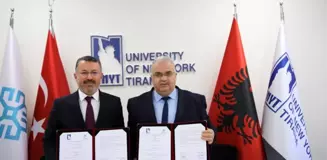 Karabük Üniversitesi ile Tiran New York Üniversitesi arasında akademik ve festival iş birliği protokolleri imzalandı