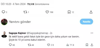 Sagopa Kajmer, Saygı1 için teklifi reddetti