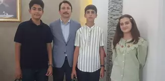 Bingöl'ün Solhan ilçesinde LGS dereceye giren öğrenciler ödüllendirildi