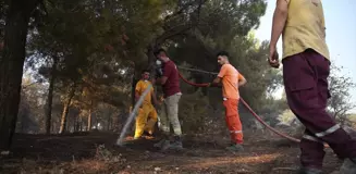 Balıkesir'deki Orman Yangını Kontrol Altına Alınmaya Çalışılıyor