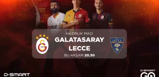 Galatasaray, Lecce ile hazırlık maçına çıkacak